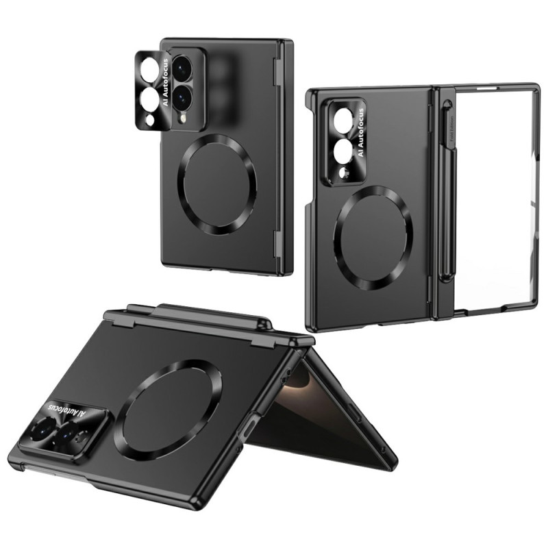 Funda magnética para Samsung Galaxy Z Fold 8 con soporte para el lápiz óptico y protección para la bisagra