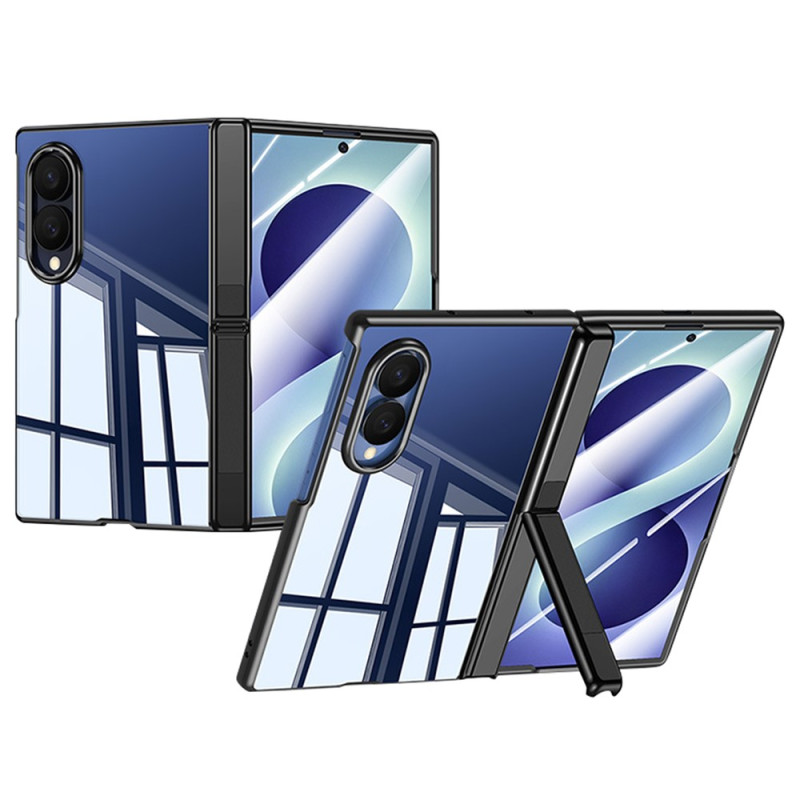 Funda para Samsung Galaxy Z Fold 8 con soporte para bisagra y acabado galvanizado