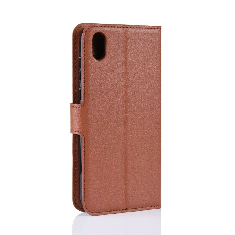 Funda de Litchi retro de Huawei Y5 2019