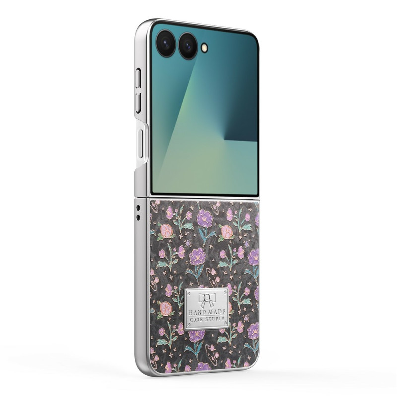Funda para Samsung Galaxy Z Flip 8 con diseño floral