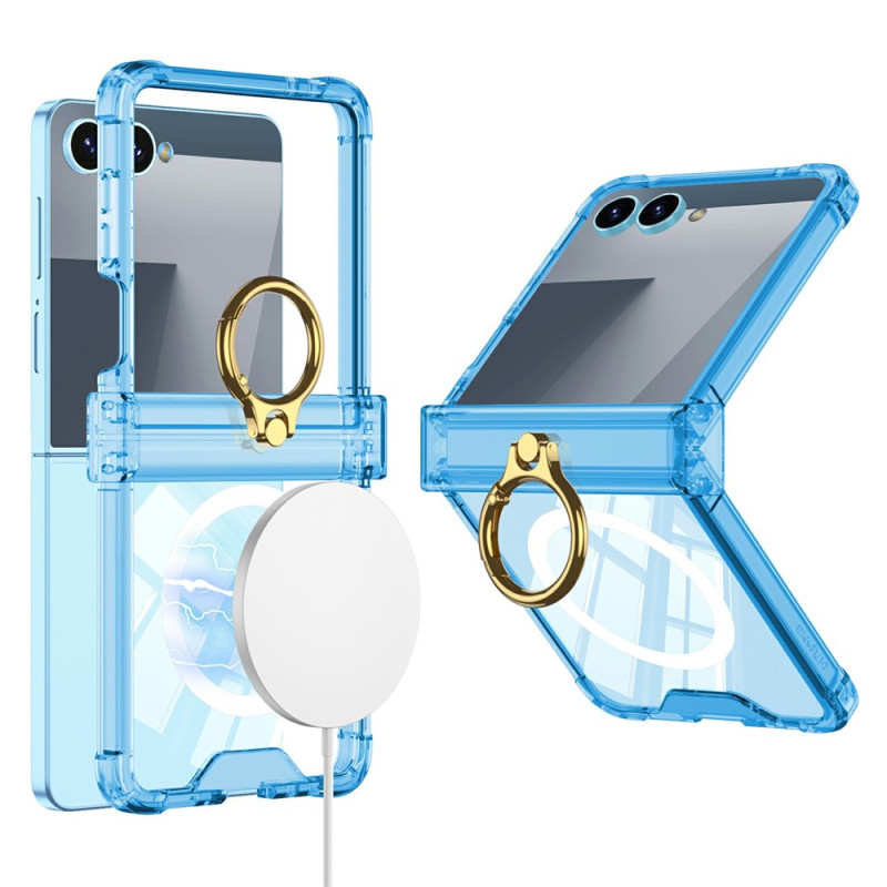 Funda magnética con anillo de soporte para Samsung Galaxy Z Flip 8 de GKK