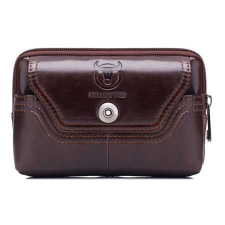 Bolso horizontal de cuero...