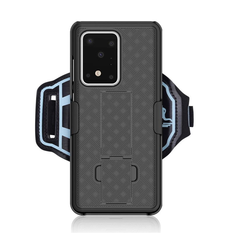 Pulsera deportiva con funda rígida y soporte para Samsung Galaxy S20 Ultra