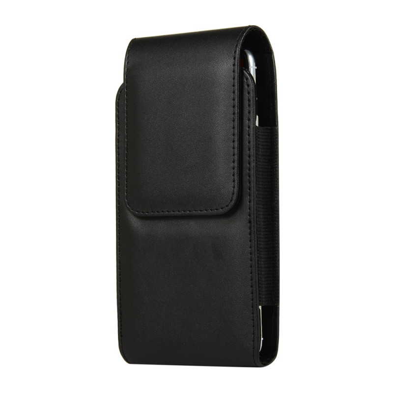 Funda universal de cuero PU para el cinturón con tarjetero y clip giratorio para smartphone de 5,5 pulgadas