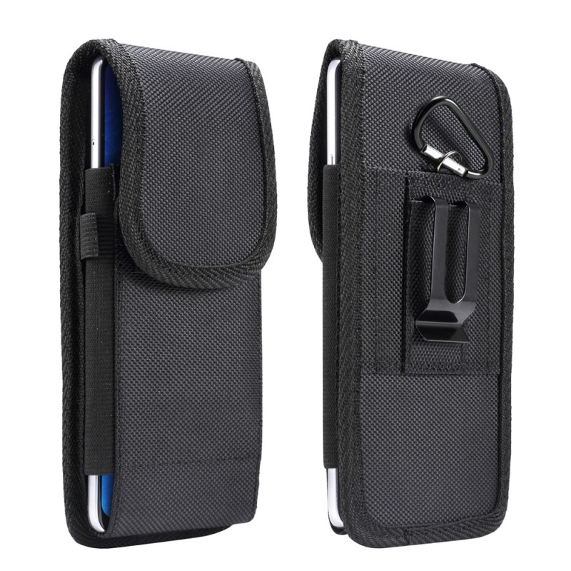Funda universal para el cinturón de tela Oxford con tarjetero y clip para smartphone de 7,2 pulgadas