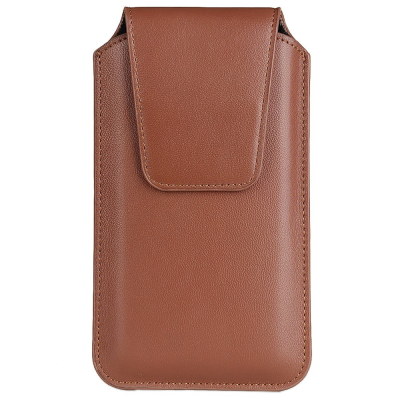 Funda vertical para el cinturón para smartphones de 6,3 a 6,7 pulgadas con presilla para el cinturón y mosquetón