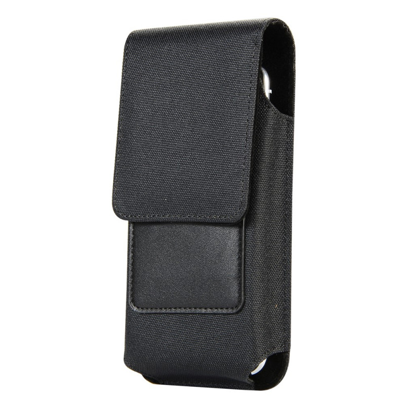 Funda vertical para el cinturón de nailon y cuero PU para smartphone de 5,2 pulgadas