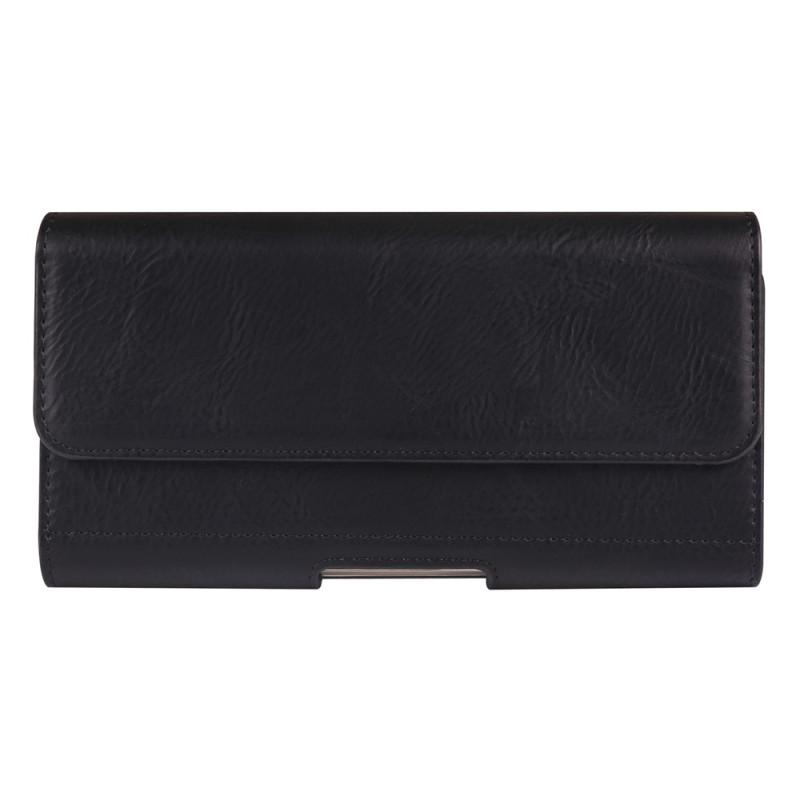 Funda universal horizontal para el cinturón para smartphone de 7,2 pulgadas con tarjetero
