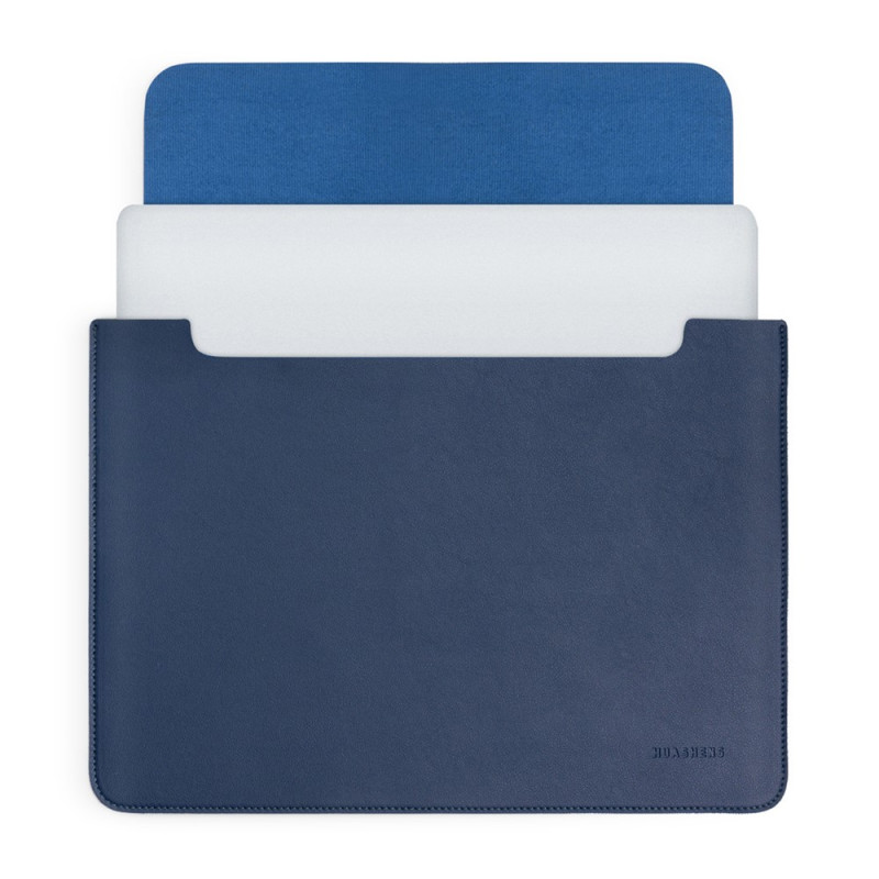 Funda horizontal para portátil de 15,6-16 pulgadas de cuero PU HUASHENG