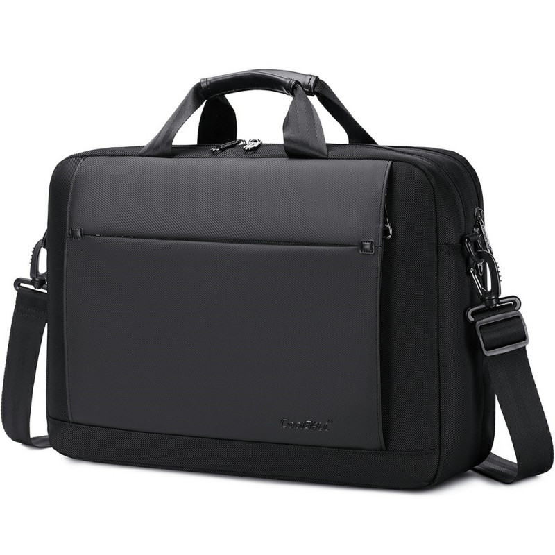 Mochila de negocios para portátil de 15,6 pulgadas con asa para maleta COOLBELL