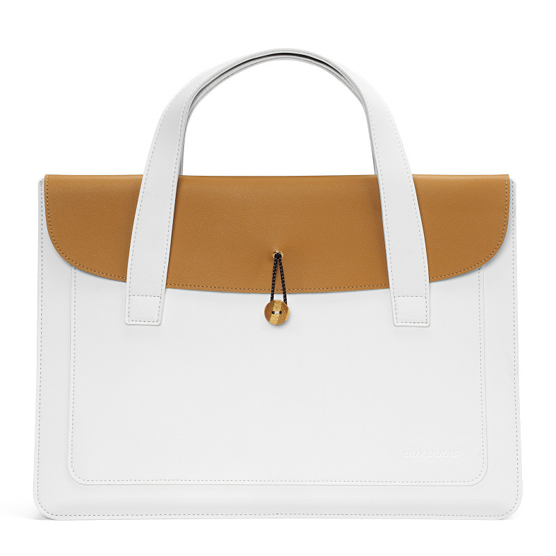 Mochila para portátil de 13-14 pulgadas de cuero PU DUX DUCIS AURA