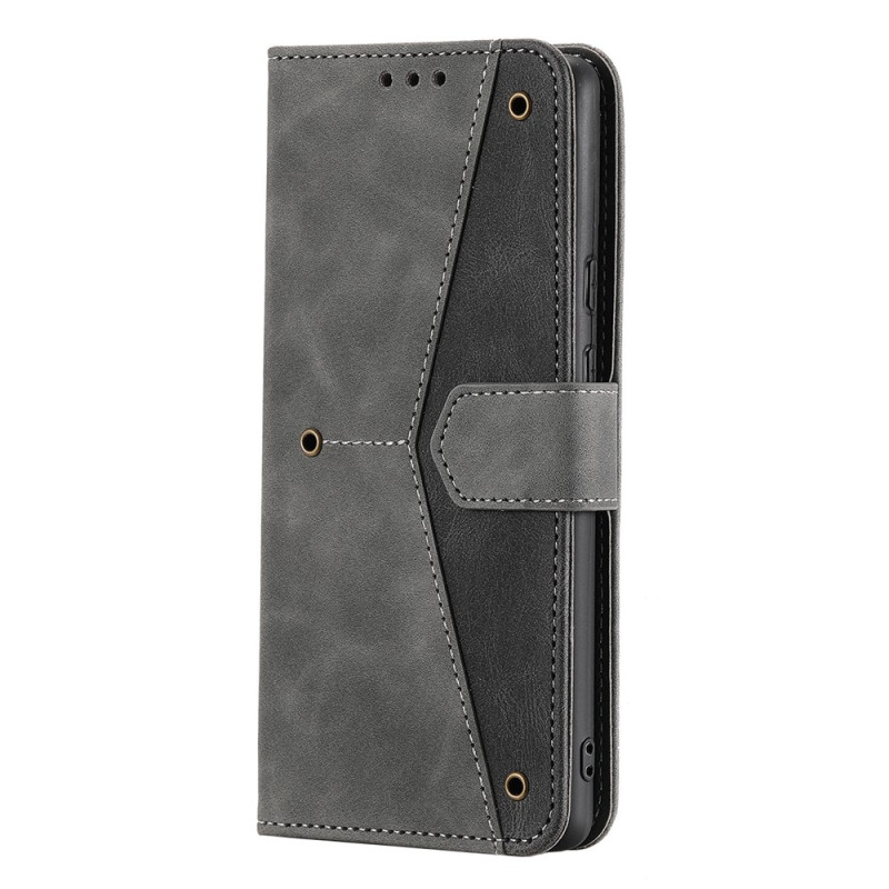 Funda bicolor con efecto ante para Google Pixel 11