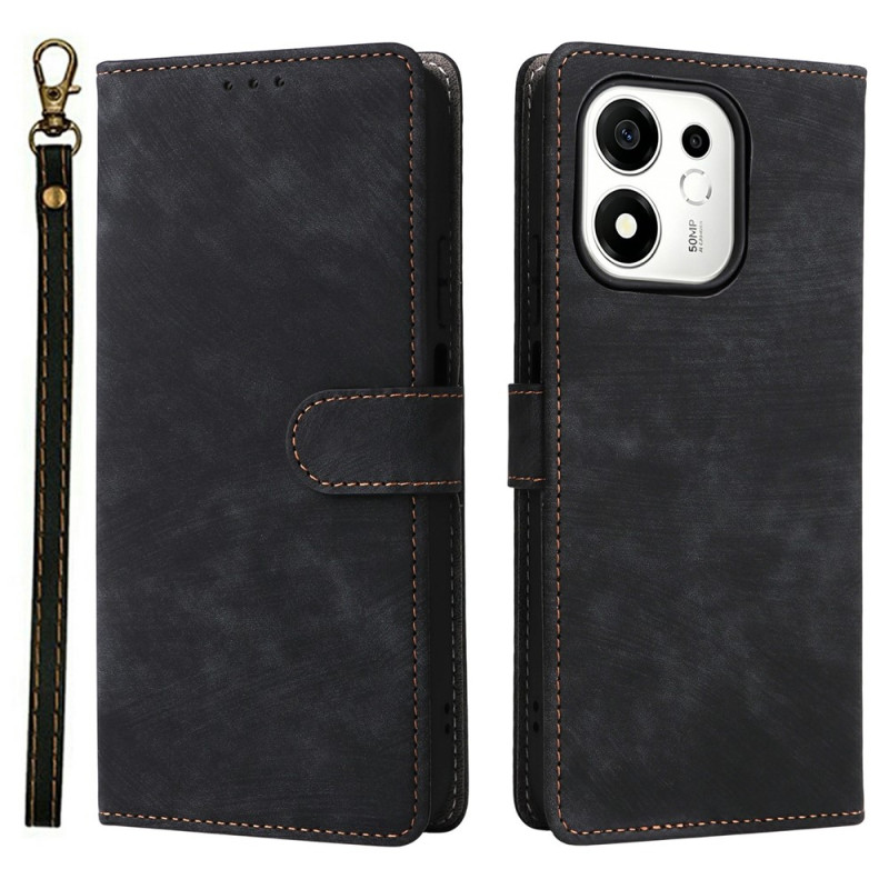 Funda Honor 600 Smart con efecto ante (protección RFID)