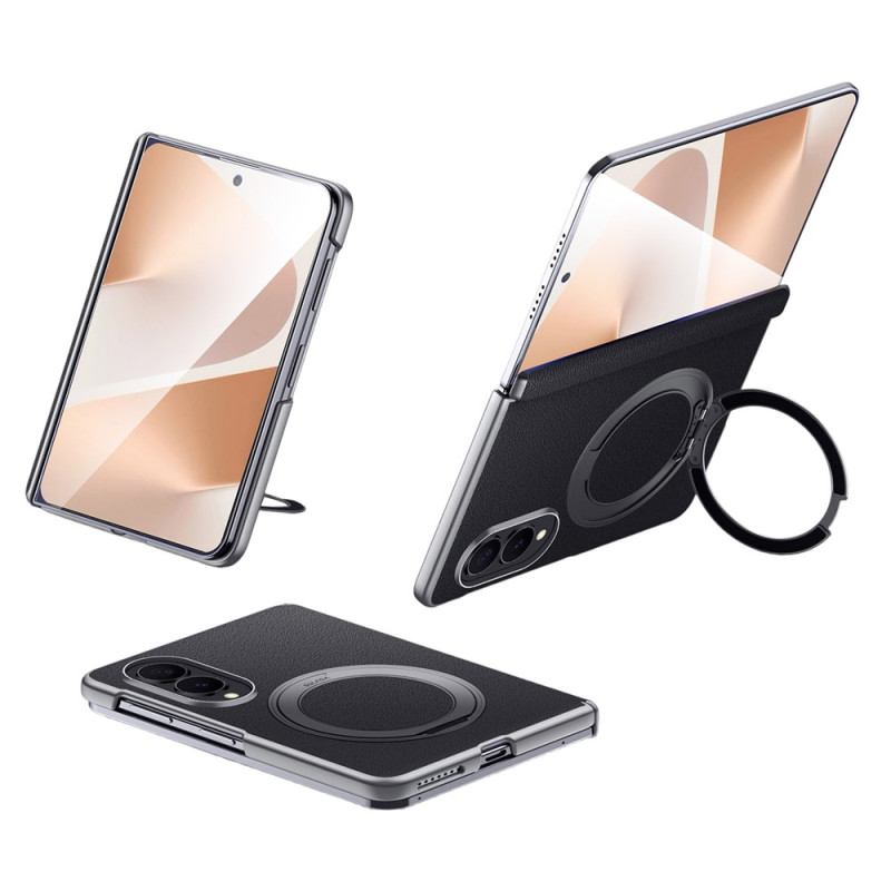 Funda de cuero auténtico para Samsung Galaxy Z Fold 8 con soporte integrado