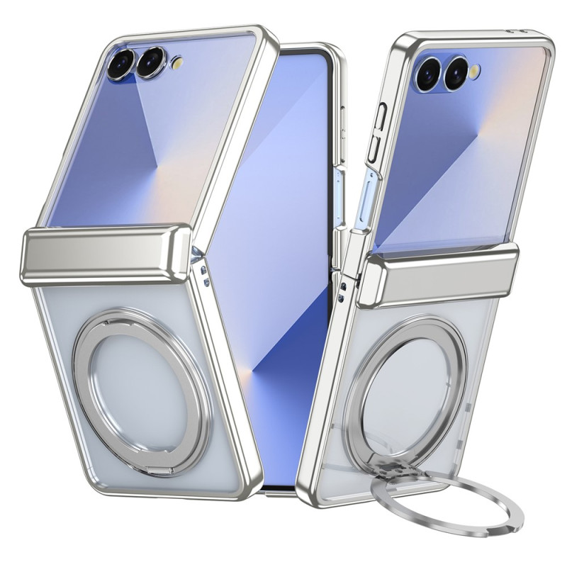 Funda magnética transparente con efecto metal para Samsung Galaxy Z Fold 8