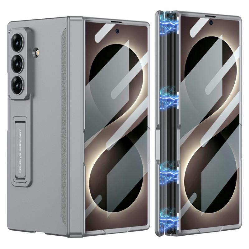 Funda para Samsung Galaxy Z Fold 8 Ultra con soporte y cristal templado GKK