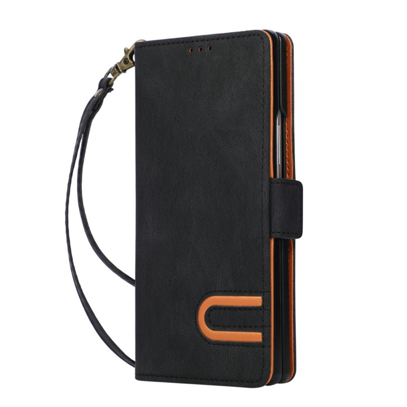 Funda para Samsung Galaxy Z Fold 8 Ultra con diseño efecto piel