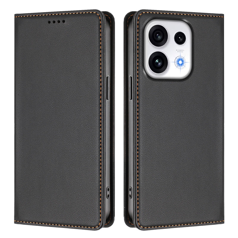 Funda tipo flip para Oppo Reno 16 / 16 Pro con diseño de piel