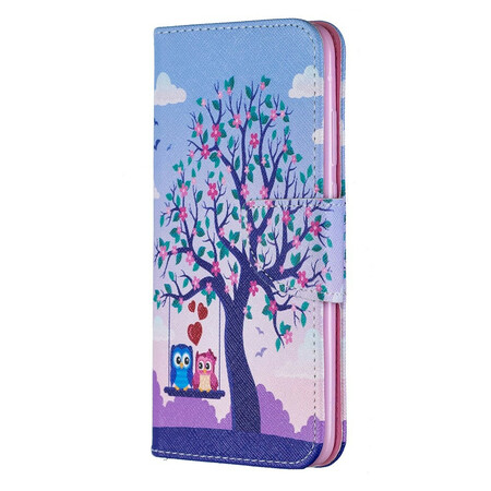 Funda Huawei P Smart Plus 2019 Búhos en el columpio