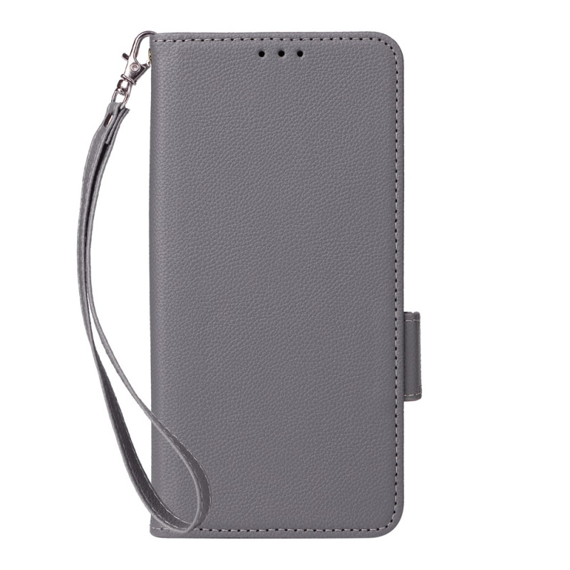 Funda para Oppo Reno 16 5G / 16 Pro 5G de imitación de piel de litchi con colgante