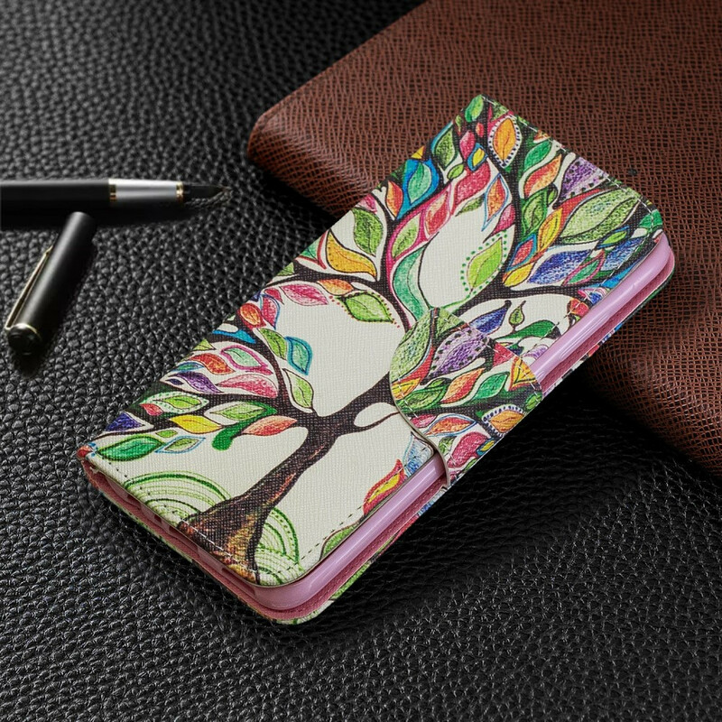 Huawei P Smart Plus Funda 2019 Árbol de colores