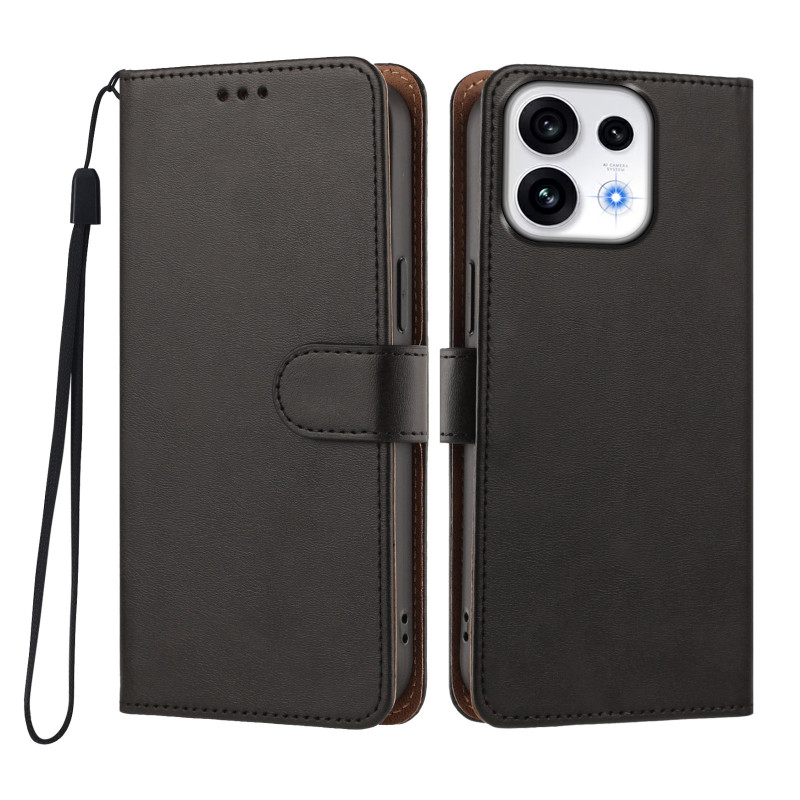 Funda para Oppo Reno 16 5G / 16 Pro 5G de imitación de cuero lisa