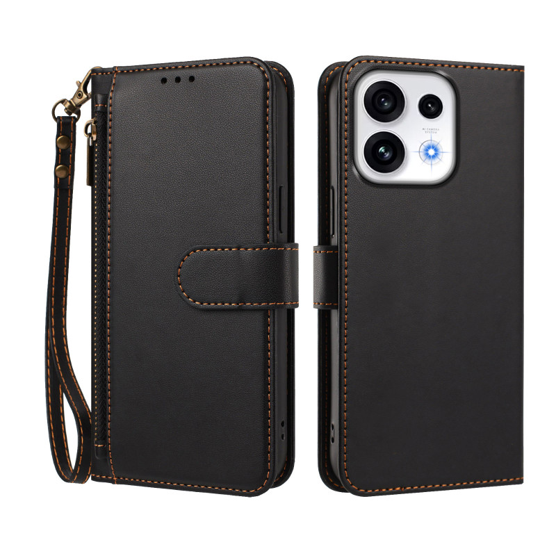Funda tipo cartera para Oppo Reno 16 5G / 16 Pro 5G con 4 ranuras para tarjetas