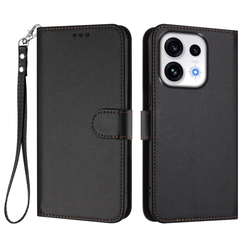Funda tipo cartera con cordón para Oppo Reno 16 5G / 16 Pro 5G