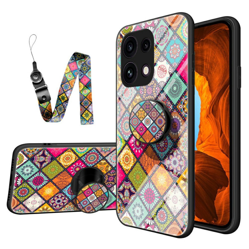 Funda para Oppo Reno 16 F 5G con diseño Patchwork
