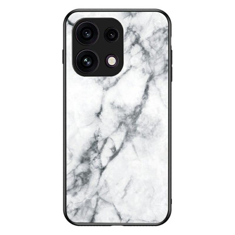 Funda para Oppo Reno 16 F 5G de cristal templado con diseño de mármol