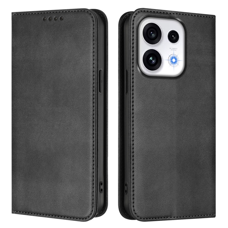 Funda para Oppo Reno 16 F 5G / 16 FS 5G con efecto de cuero vintage