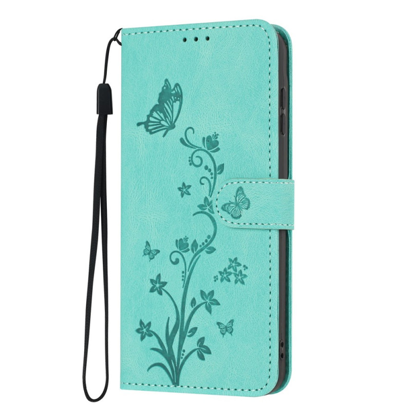 Funda para Google Pixel 11 Pro / 11 con flores y mariposas