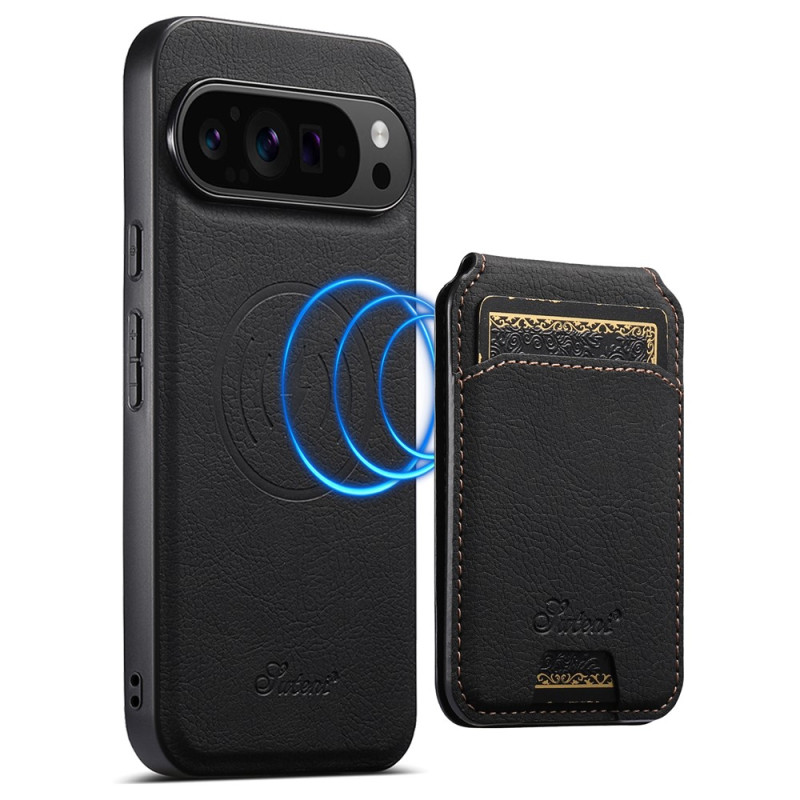 Funda para Google Pixel 11 con tarjetero desmontable de SUTENI