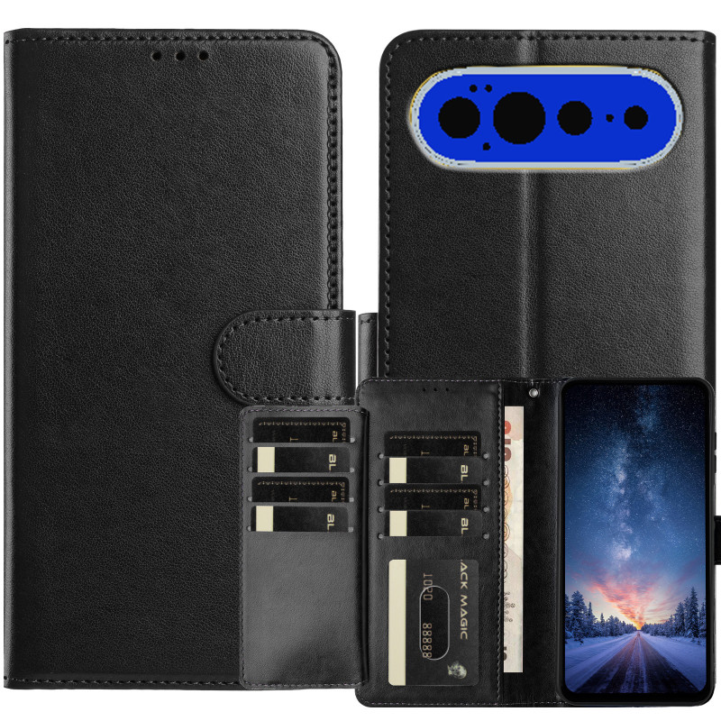 Funda para Google Pixel 11 Pro XL con 8 compartimentos para tarjetas