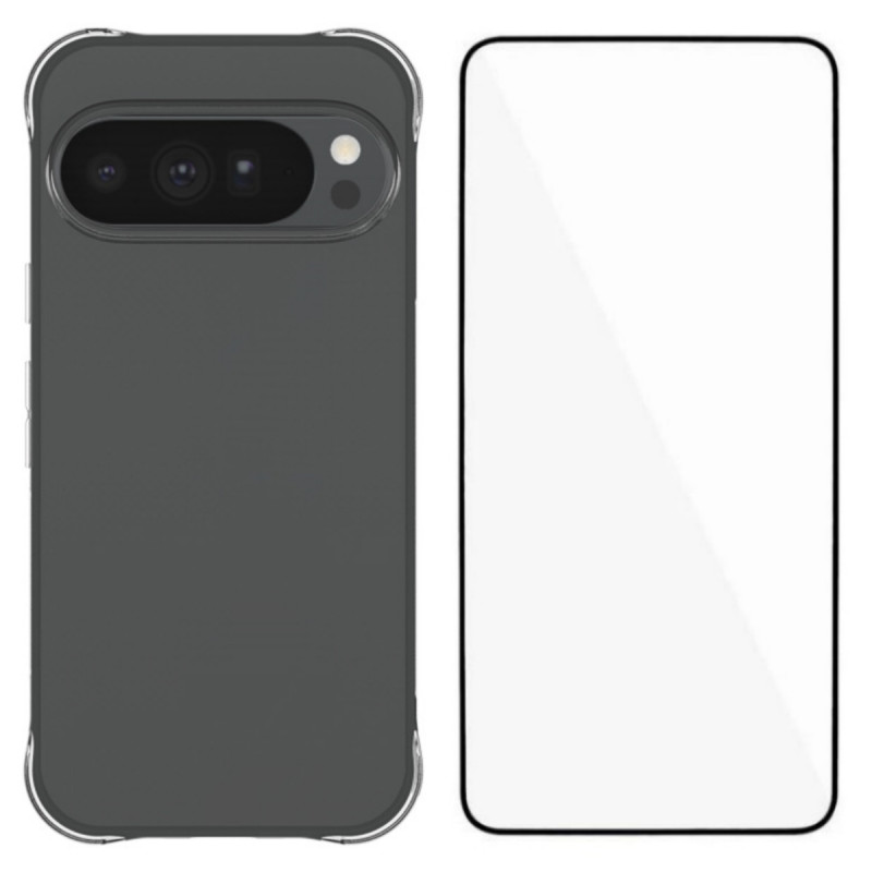 Funda transparente reforzada para Google Pixel 11 Pro XL con protector de pantalla