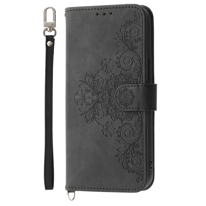 Funda para Google Pixel 11 Pro XL de encaje con cordón y colgante para el hombro