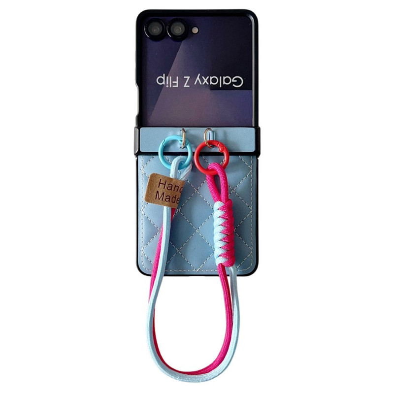 Funda acolchada con colgante para Samsung Galaxy Z Flip 8