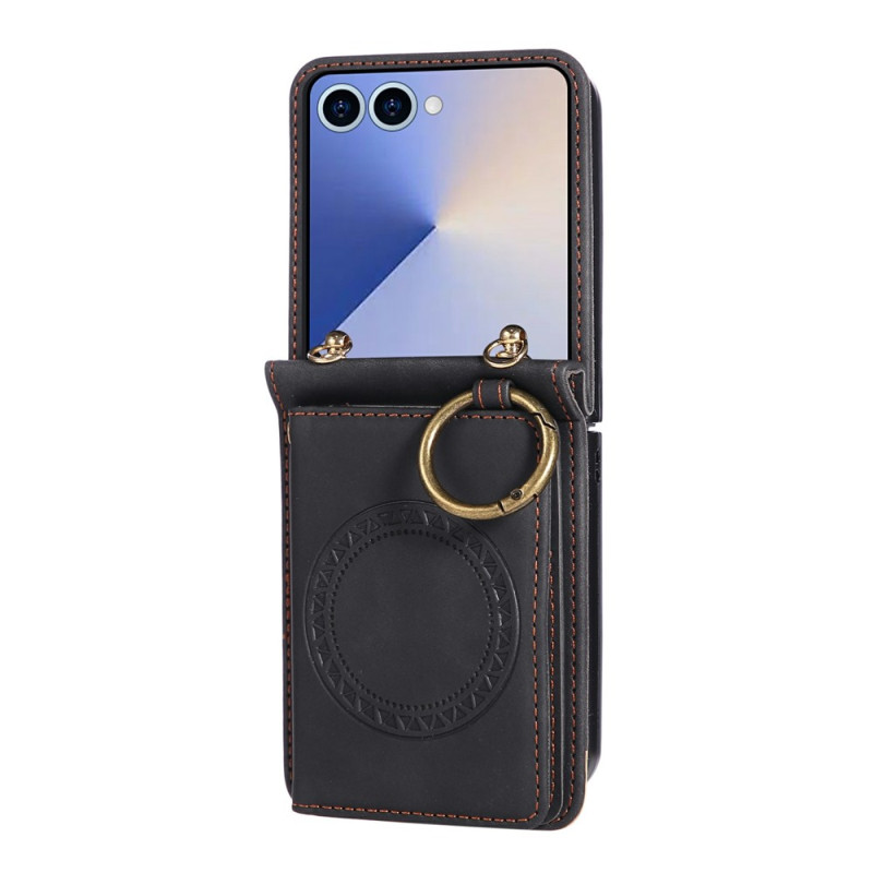 Funda para Samsung Galaxy Z Flip 8 con tarjetero integrado