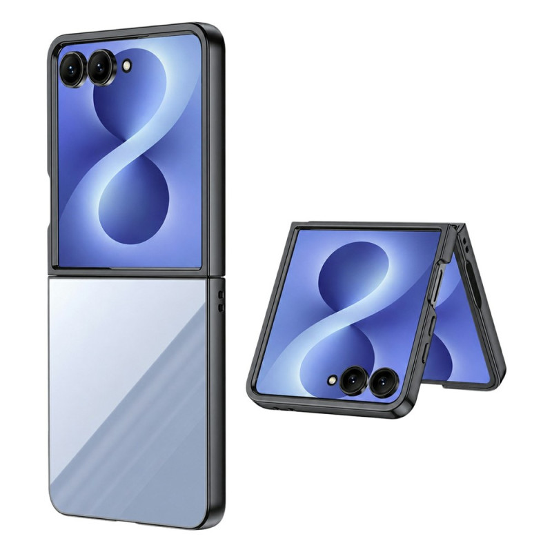 Funda para Samsung Galaxy Z Flip 8 con borde estilo metal
