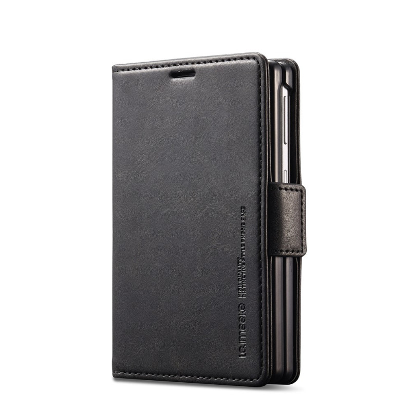 Funda para Samsung Galaxy Z Fold 8 con efecto piel de LC.IMEEKE