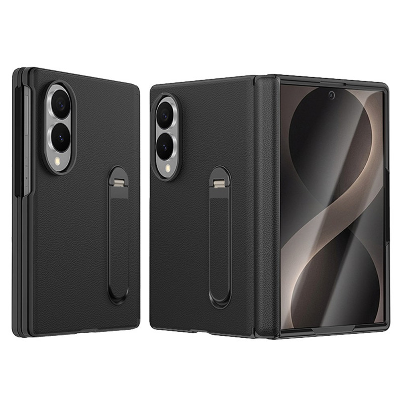 Funda para Samsung Galaxy Z Fold 8 con efecto piel y soporte manos libres