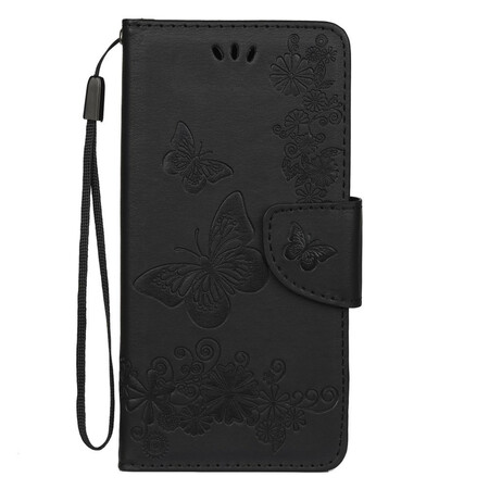 Funda Samsung Galaxy Note 10 Splendid Butterflies con colgante