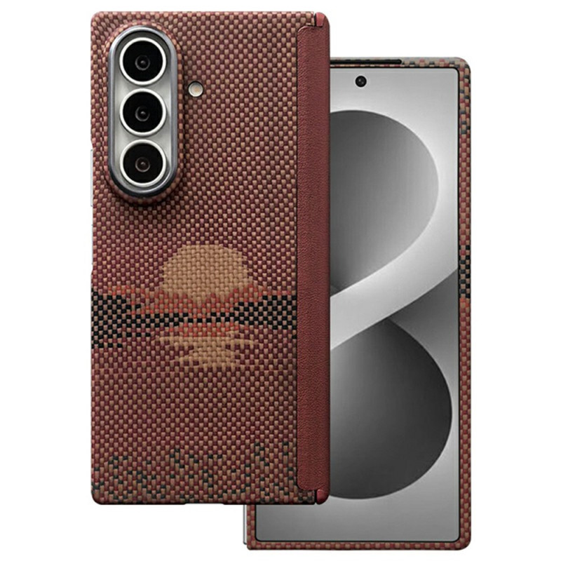 Funda magnética «Sun» de fibra de aramida para Samsung Galaxy Z Fold 8 Ultra con protección para la bisagra