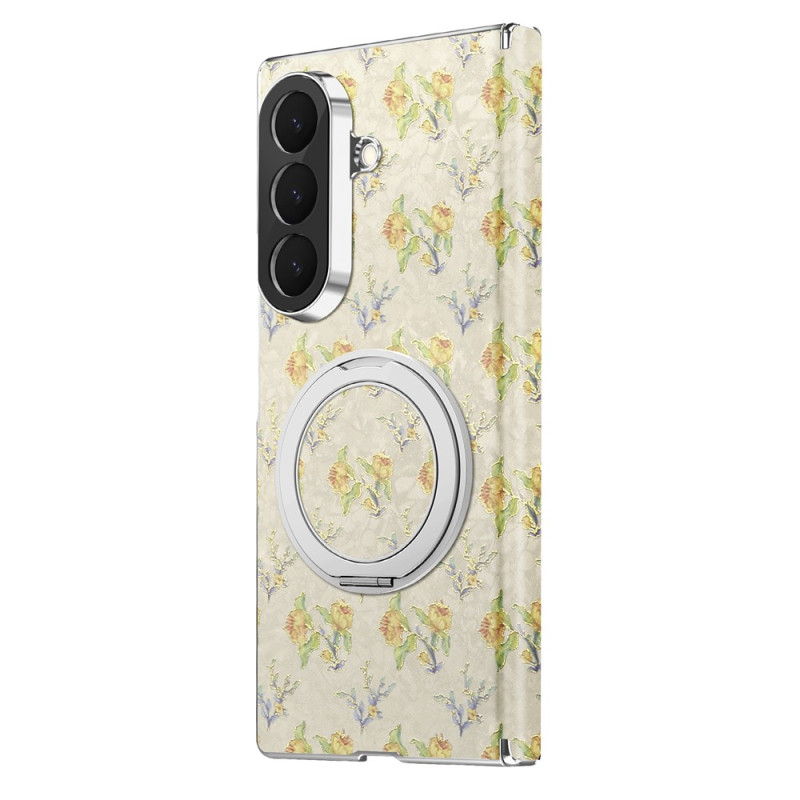 Funda «Fleurie» para Samsung Galaxy Z Fold 8 Ultra con soporte giratorio magnético