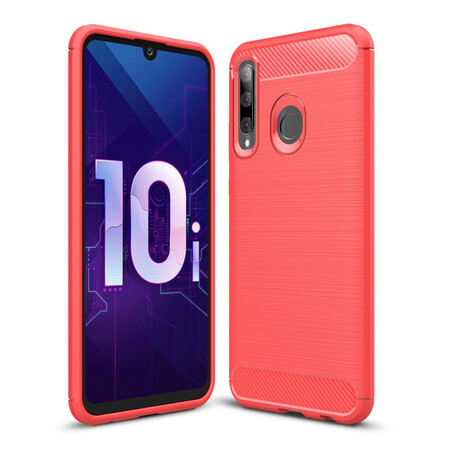 Funda de fibra de carbono cepillada para el Huawei P Smart Plus 2019