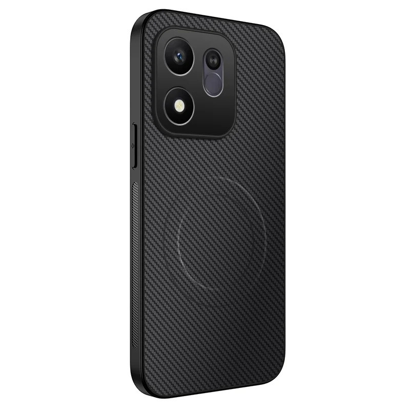 Funda para Honor 600 Smart de fibra de carbono