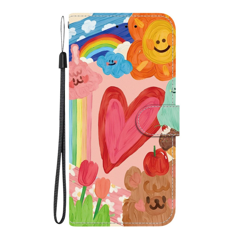 Funda para Xiaomi Redmi Note 17 Pro 5G «Corazón arcoíris»
