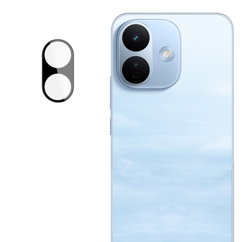 Lente protectora de cristal templado para Xiaomi Redmi Note 17 Pro 5G (borde negro)