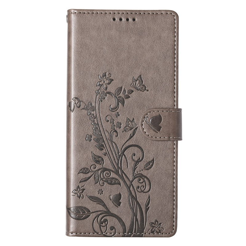 Funda para Xiaomi Redmi Note 17 Pro Max 5G con motivos de flores y mariposas