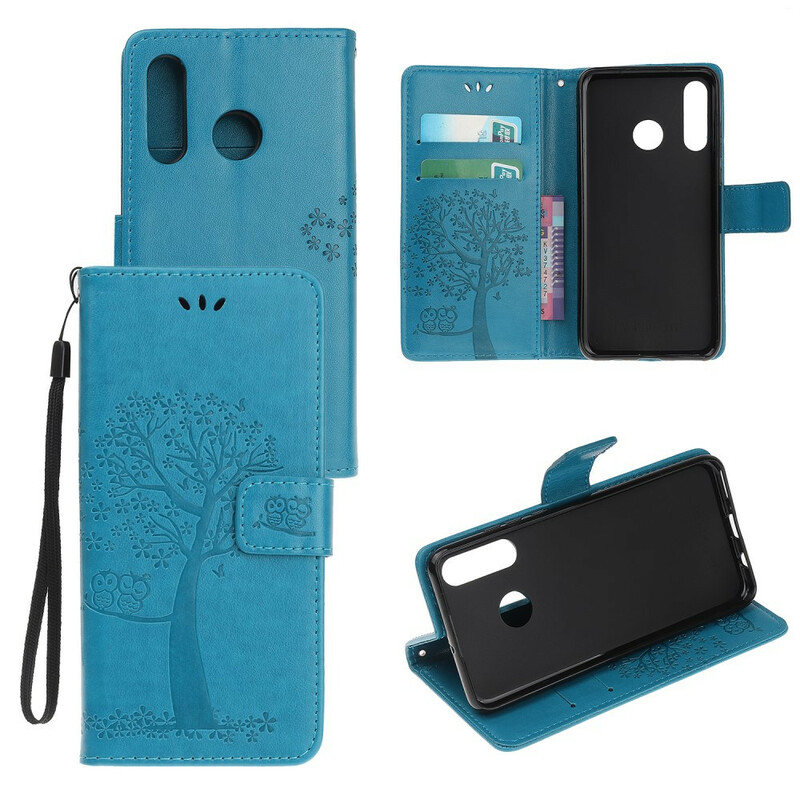 Funda Huawei P Smart Plus 2019 Colgante de árbol y búho